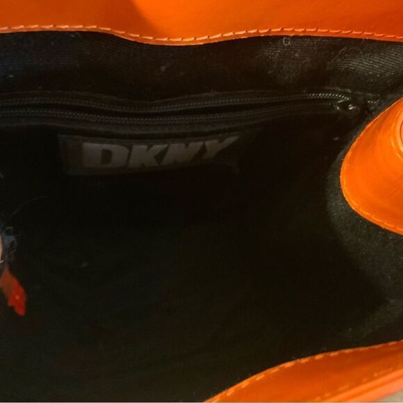 DKNY Handbag backpack Front Buckle  Orange main image 7